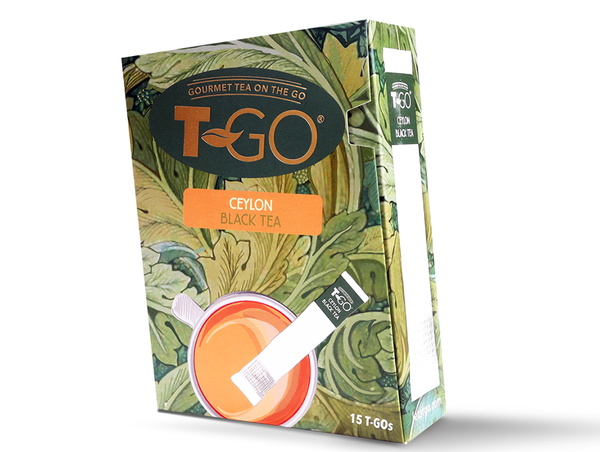 T-GO Peach Black Tea (15 Tea Bags) - Letstgo