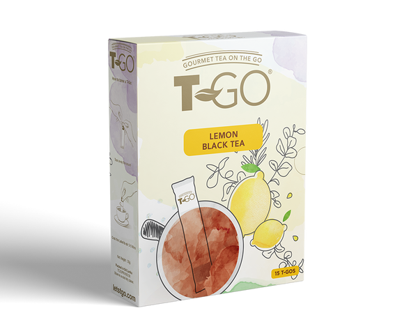 T-GO Peach Black Tea (15 Tea Bags) - Letstgo