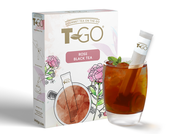 T-GO Peach Black Tea (15 Tea Bags) - Letstgo