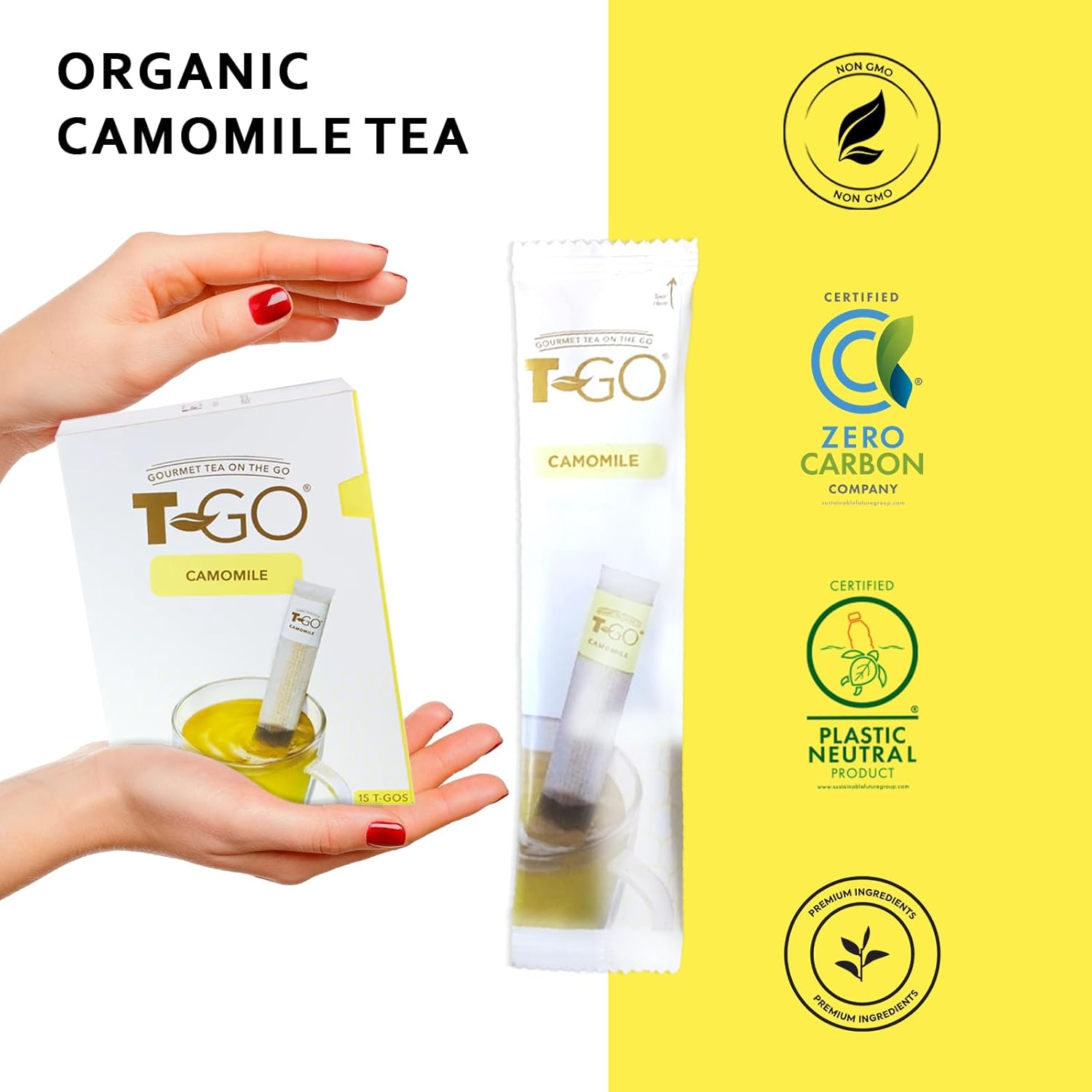 T-GO  Camomile Tea (15 Tea Bags)