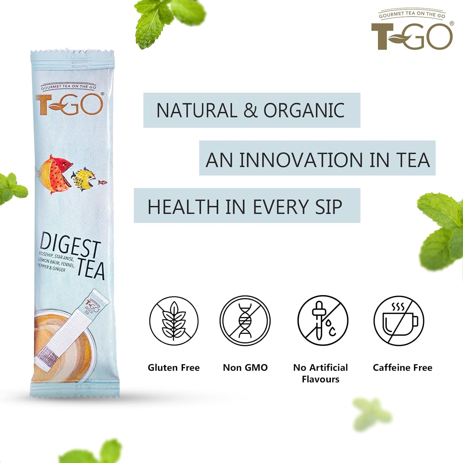 T-GO Digest Tea (15 Tea Bags)