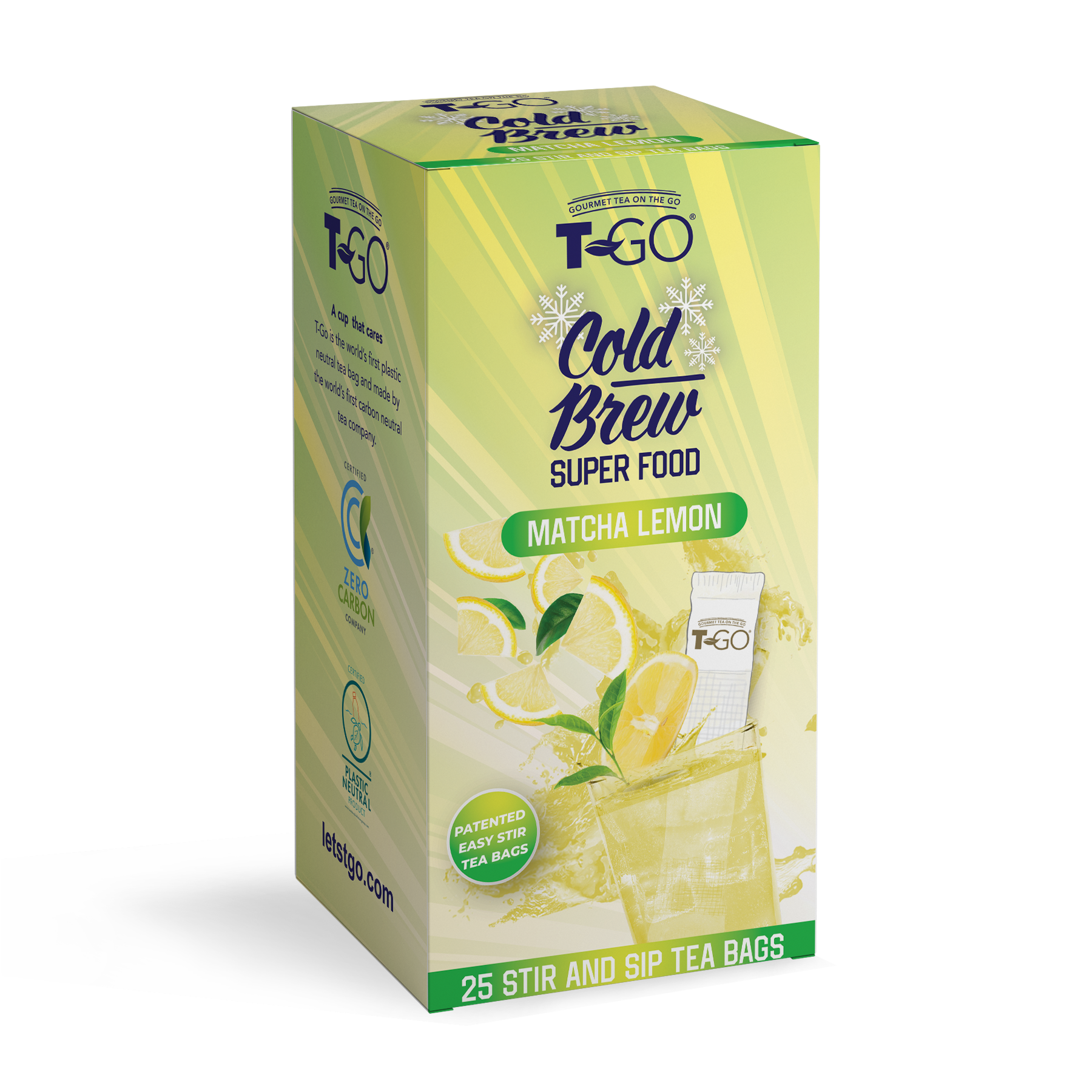 Matcha Lemon Cold Brew (25 Tea Bags)