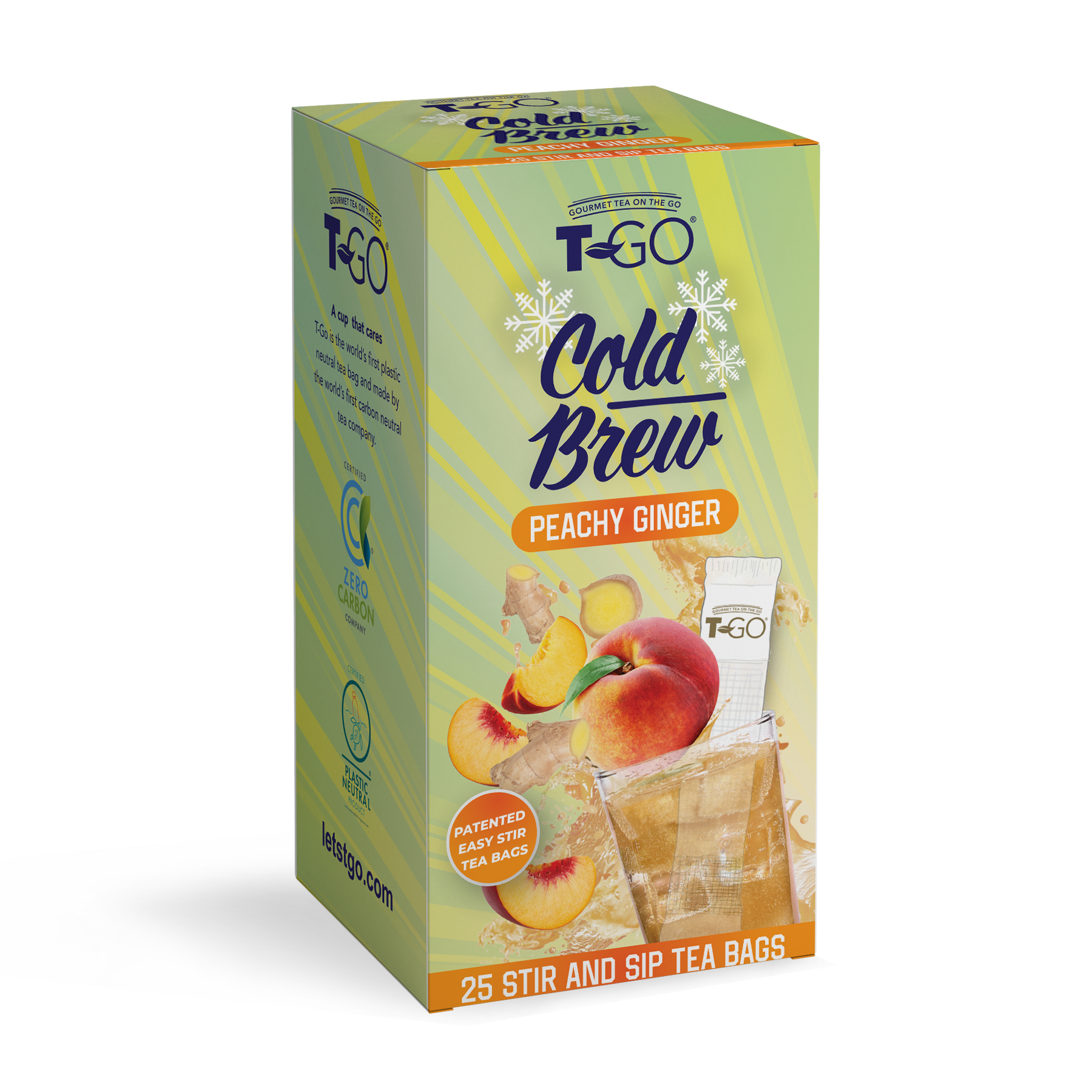 Peachy Ginger Cold Brew (25 Tea Bags)