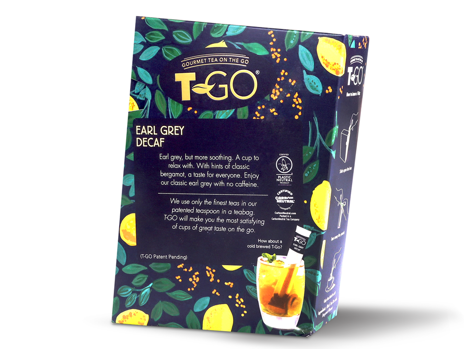 Earl Grey Decaf Pack Label