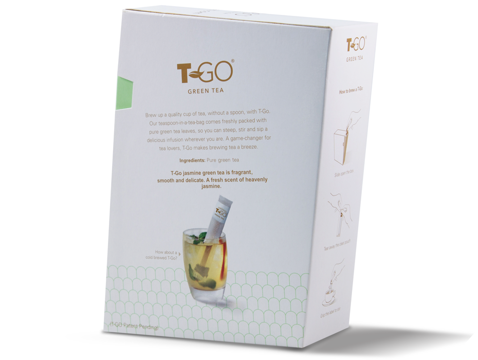 TGO Green Tea label